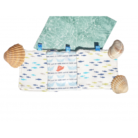 Lot de 3 lingettes lavables